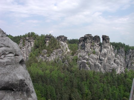 Rock formations in the Bastei